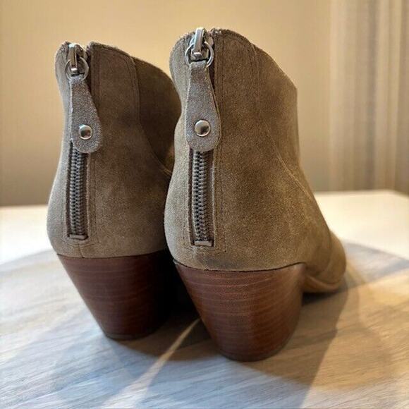 Marc Fisher Women's Teona Brown Suede Pointy Toe Ankle Boots Booties US Size 8.5 - Picture 6 of 10